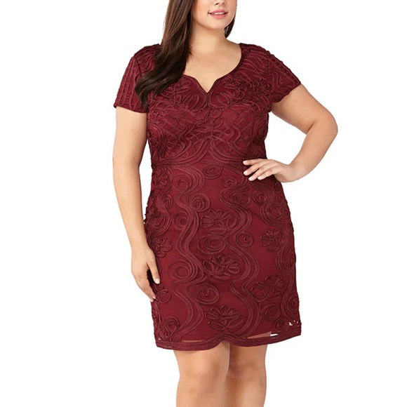 JS Collections Dresses & Skirts - JS Collections Soutache Mesh Lace Cocktail Dress